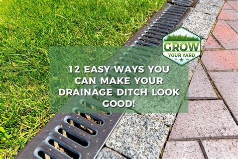 12 Easy Ways You Can Make A Drainage Ditch Look Good Patio Drainage