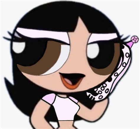 Power Puff Girls Pfp Wallpaper Black Hair Brown Eyes Pink Shirt Pink