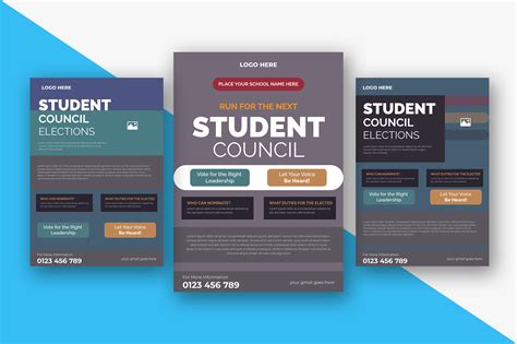 Student Council Flyer Design Template Graphic by Venture Studio · Creative Fabrica