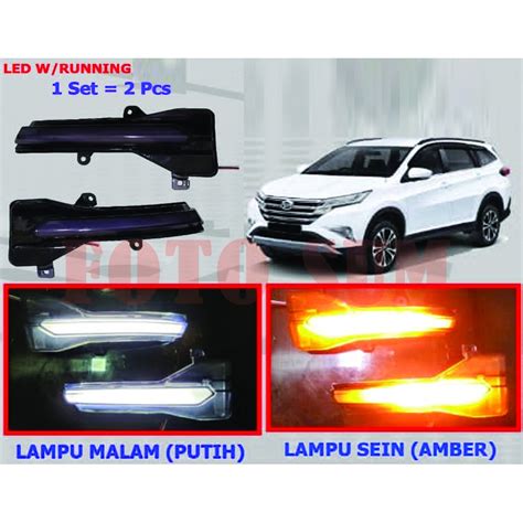 Jual Lampu Sein Spion Rush Terios Sampai Running Sen Satu Set