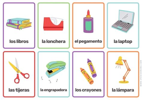 Free Printable Spanish Flashcards For Kids And Posters Spanish Mama