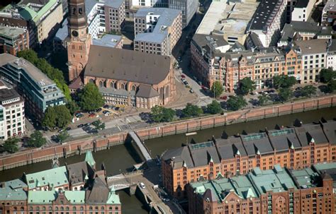 Luftbild Hamburg Altstadtbereich Und Innenstadtzentrum Hafenstadt In