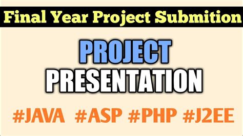 Project Presentation How To Make Bca Final Year Project How To Make Project In Bca 6th Sem