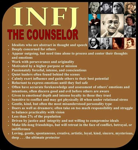 Infj The Counselor Infj Personality Infj Infj Personality Type