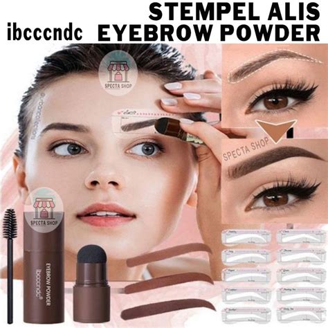 Jual Grosir Eyebrow Powder Ibcccndc Stempel Cetakan Alis Tali Instan