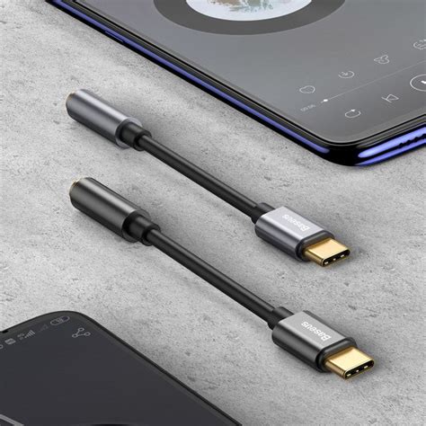 Baseus L Adapter Audio Przej Ci Wka Z Usb C Type C Na Mini Jack