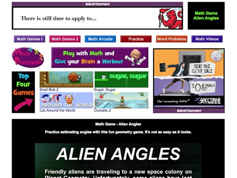 Alien Angles - MathsLinks