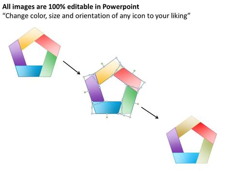 Editable Pentagon Diagram Powerpoint Template Slide Templates