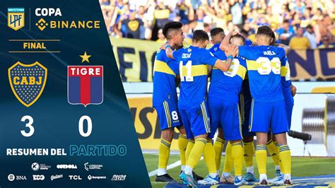 CopaBinance Final Resumen De Boca Tigre YouTube