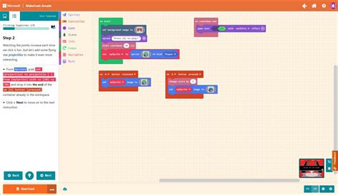 Microsoft MakeCode On Twitter Introducing The New Tutorial Layout For