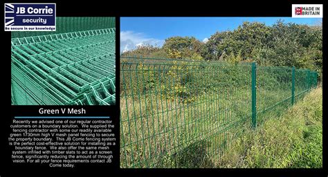 Green V Mesh Jb Corrie Fencing