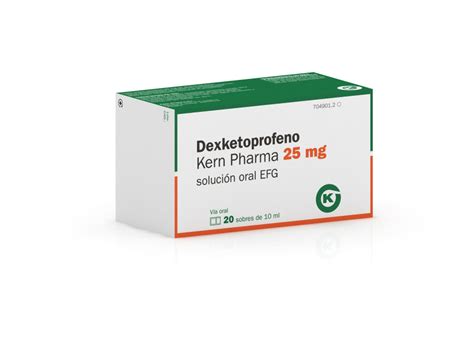 Kern Pharma Lanza Dexketoprofeno Mg Soluci N Oral Efg En Formato