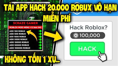 Roblox Cách Hack 20 000 Robux Fix Lỗi Miễn Phí Mới Nhất 2024 Từ Ch Play Cực Dễ Thành Công