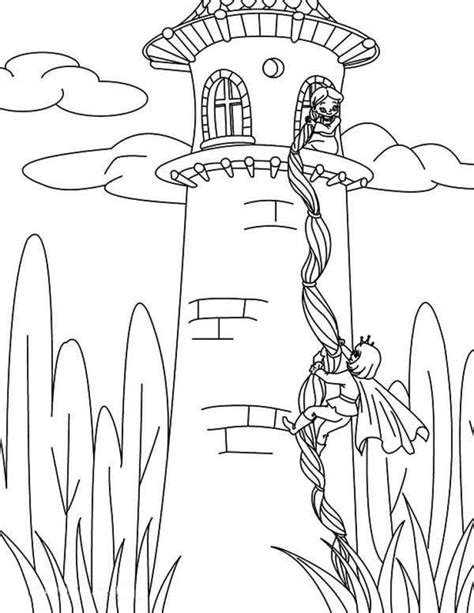 Coloring Pages Disney Princess Rapunzel Coloring Pages