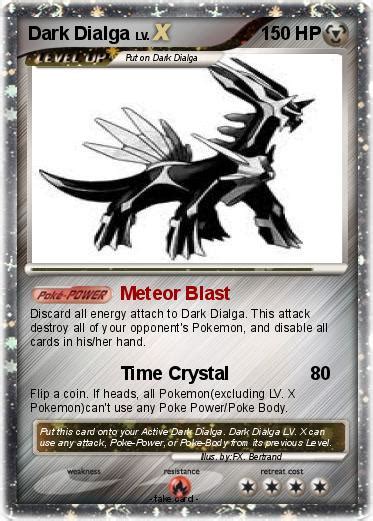 Pokémon Dark Dialga 58 58 Meteor Blast My Pokemon Card