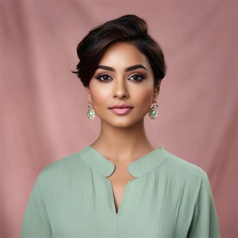 Premium Ai Image A Hyper Realistic Beautiful Elegant Indian Woman