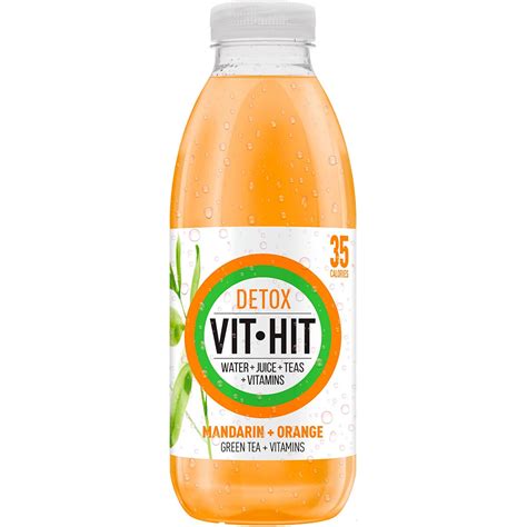 Sumo Detox Mandarin Orange Green Tea Vitamins Garrafa 50 Cl Vit Hit