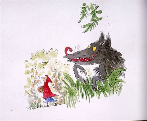 Roald Dah Revolting Rhymes Caperucita Roja Dibujos Ilustraciones