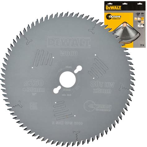 Tarcza piła do drewna 250x30mm 80z DEWALT DT4353 DT4353 Cena