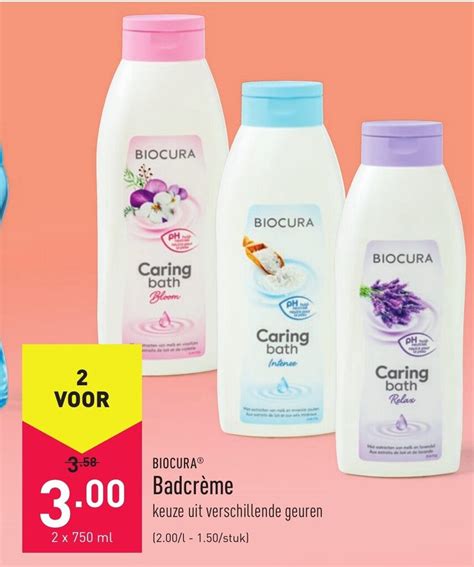 Biocura Badcreme X Ml Promotie Bij Aldi