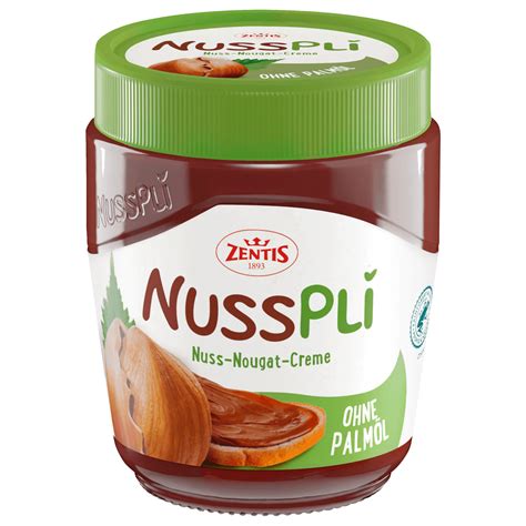 Zentis Nusspli Nuss Nougat Creme Ohne Palm L G Bei Rewe Online