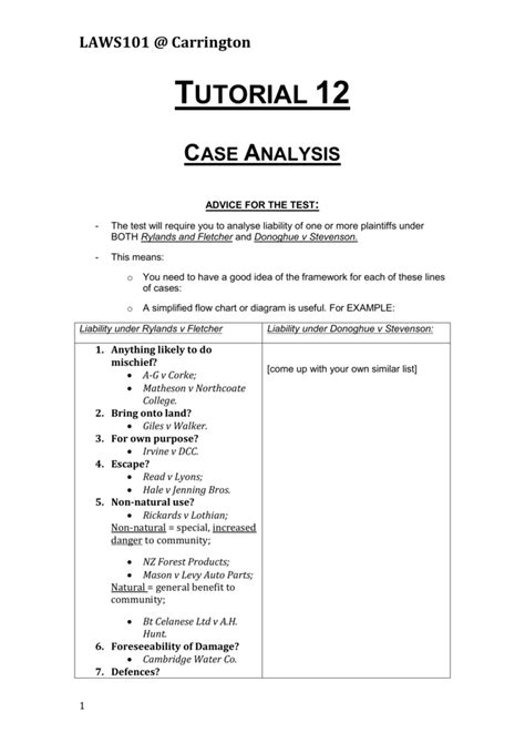 Donoghue Vs Stevenson Case Donoghue V Stevenson 1932 2019 01 06