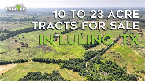 10 To 23 Acres For Sale In Luling Texas With Owner Financing