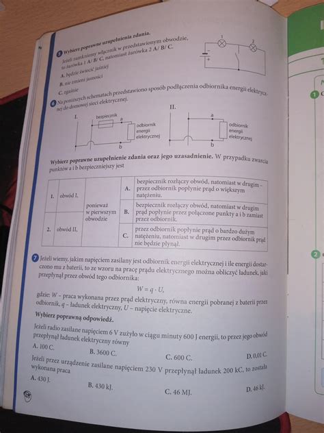Test Fizyka Klasa 8 Prąd Elektryczny Margaret Wiegel