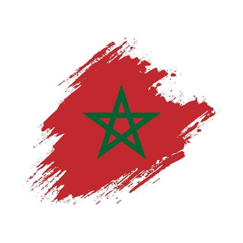 New Creative Grunge Texture Morocco Flag Vector Art At Vecteezy