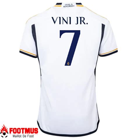 Cr Er Son Maillot Real Madrid Vini Jr Domicile Moins Cher