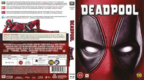 Deadpool Blu Ray Cover 2016 R2 Nordic