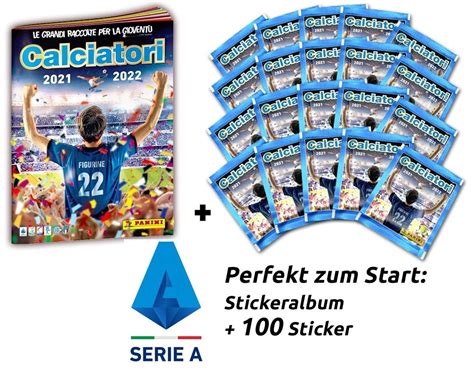 Panini Offizielle Serie A 2021 22 Stickerkollektion Starter Bundle