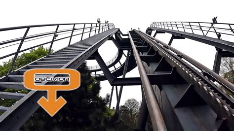 Oblivion 4K Front Seat POV Alton Towers Resort YouTube