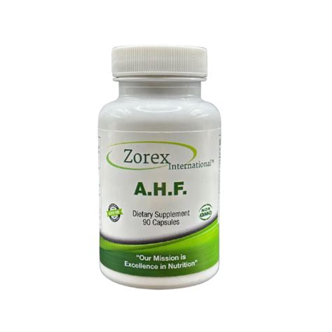 A H F Anti Histamine Formula From Zorex International —