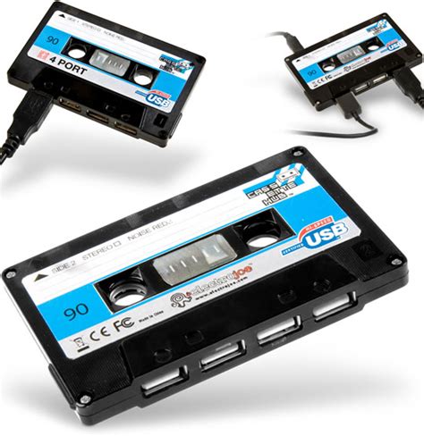 Cassette Tape USB Hub