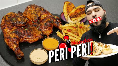 Peri Peri Chicken With Peri Peri Fries And Sauce Halal Chef S Peri Peri Chicken Youtube