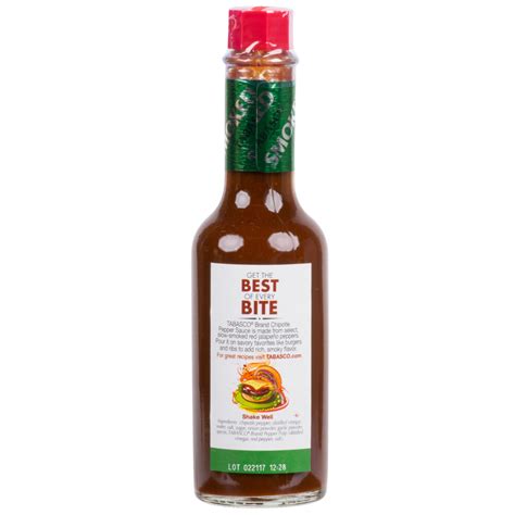 TABASCO Oz Chipotle Pepper Hot Sauce