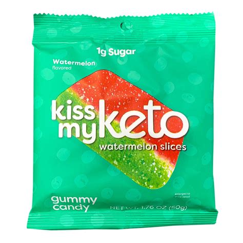 Kiss My Keto Gummy Candy Watermelon Slices At Natura Market