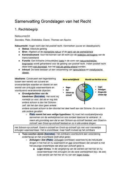 Samenvatting Eerste Twee Weken Samenvatting Grondslagen Van Het