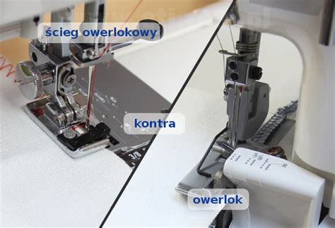 Ścieg owerlokowy z maszyny do szycia a owerlok jakie są pomiędzy