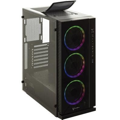 Gabinete Gamer Husky Gaming Storm Full Tower Fans Rainbow Lateral