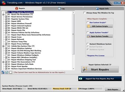 Tweaking.Com Windows Repair (Windows) - Download