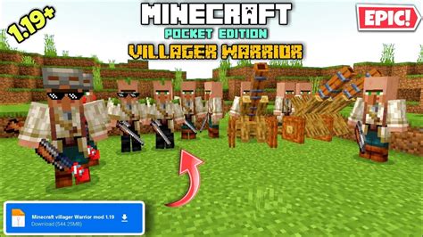 Villager Guard Addon For Minecraft Pocket Edition 119 Villager