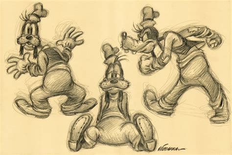 Goofy Model Sheet Original Drawing Joan Vizcarra Catawiki