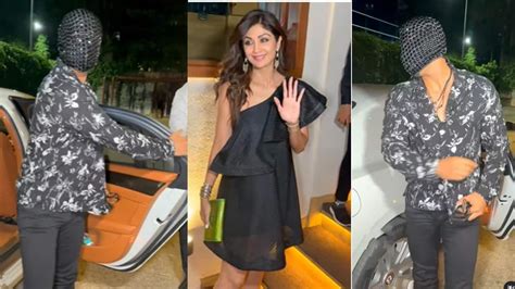 Shilpa Shetty Husband Raj Kundra Trolls For Wearing New Mask At Dinner