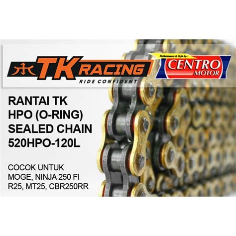 Jual Rantai Tk Hpo L Rantai Tk Racing Oring Untuk Ninja Fi