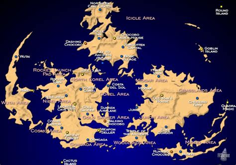 de Portable Games: World Maps in Final Fantasy PSOne