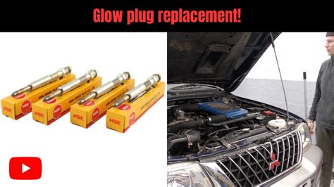 How To Replace Glow Plugs Shown On Mitsubishi L200 YouTube