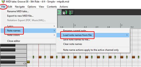 Reaper Note Names How To Load A Drum Map