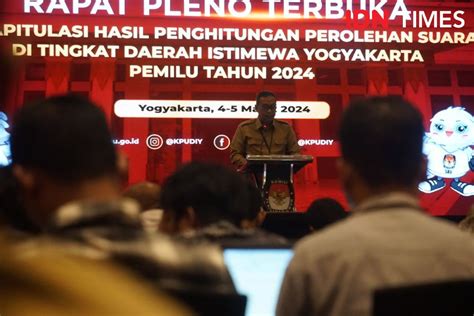 KPU DIY Targetkan Rekapitulasi Suara Rampung 2 Hari